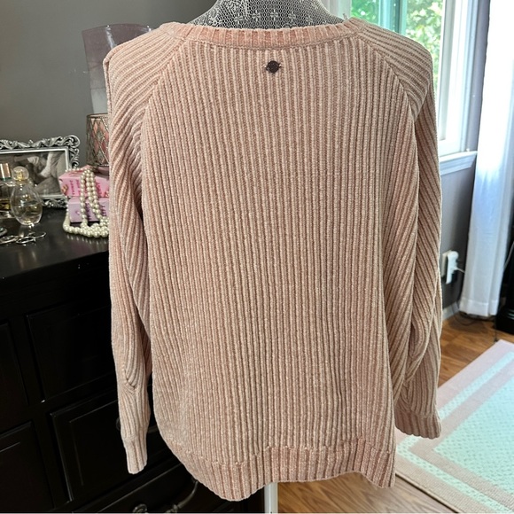 Calia by Carrie Underwood Blush Pink Ribbed Chenille Sweater XL - Picture 9 of 15